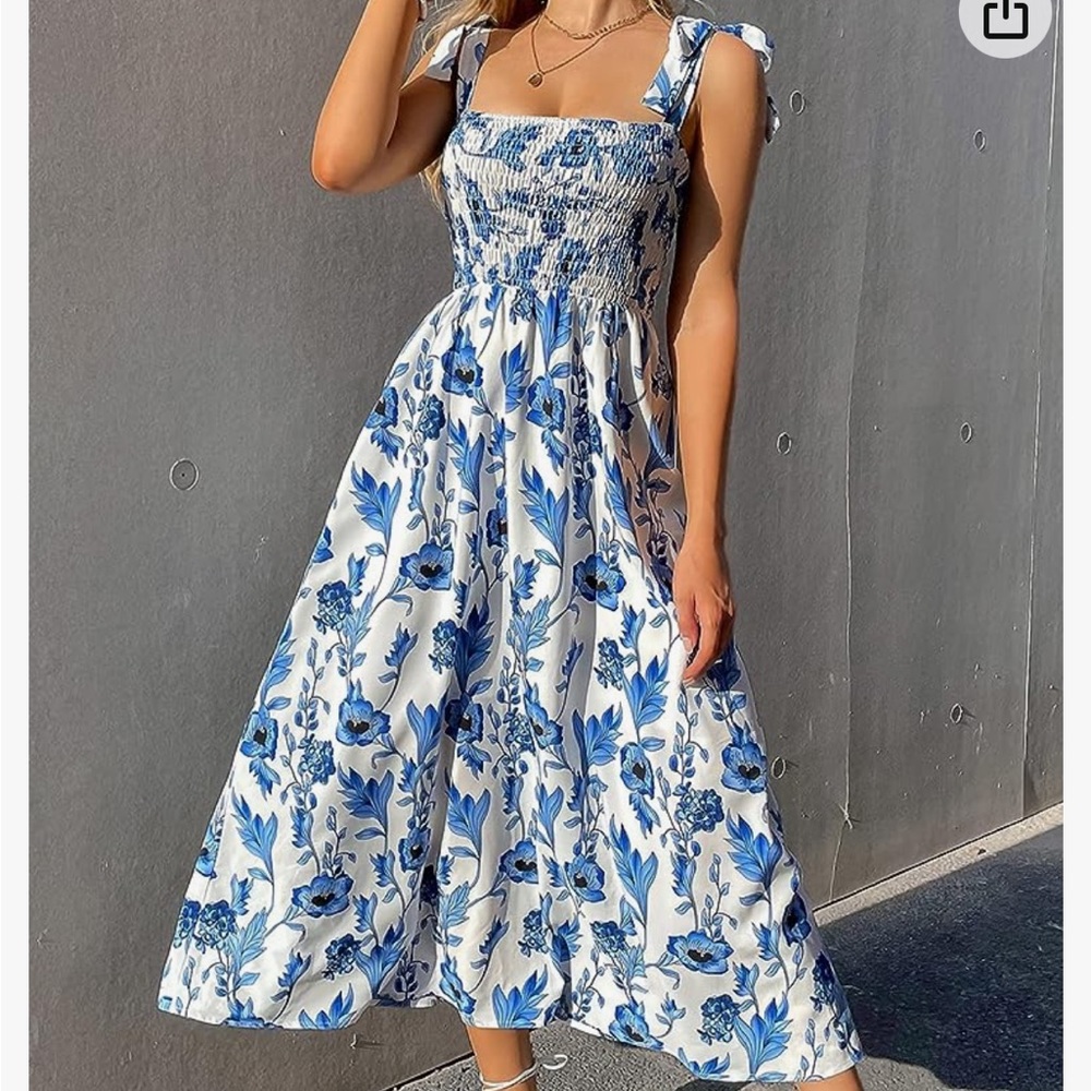 Smocked Maxi Dress